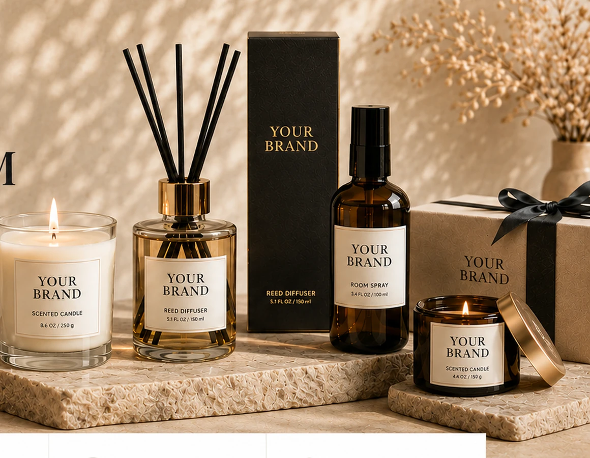 LIVANCHI sample brand home fragrance products